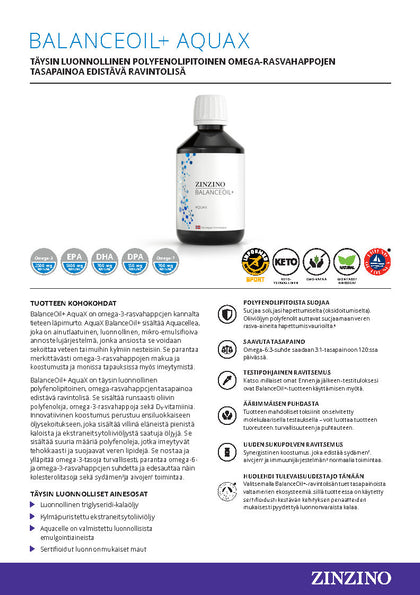 BalanceOil+ AquaX, 300 ml